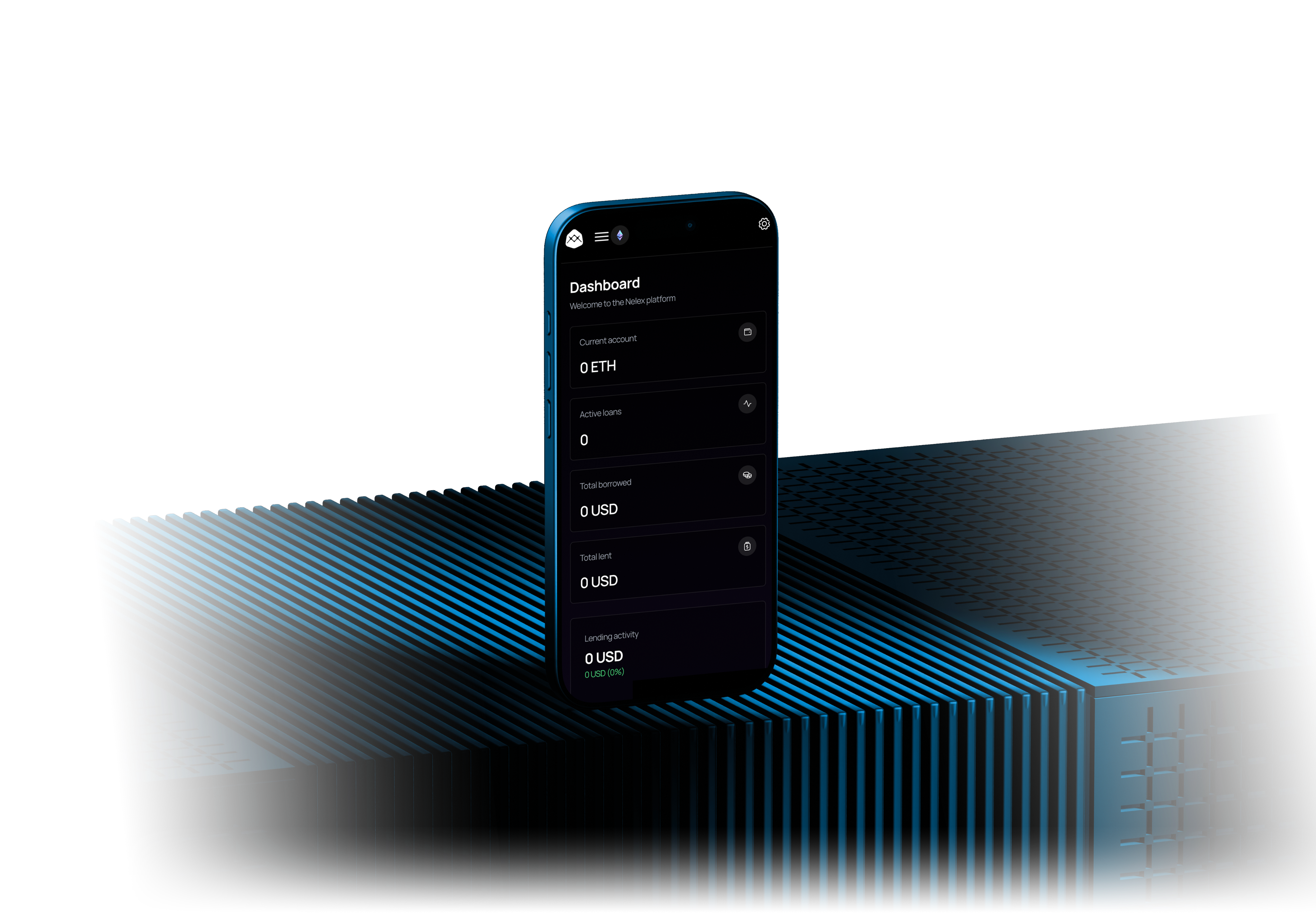 Nelex Wallet on Phone